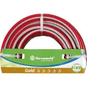Floraworld Tuyau à eau professionnel 3/4"25m NTS rouge (25 m)