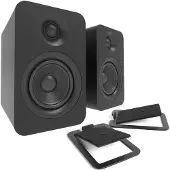 Kanto Audio Kanto YU Passive 4" Bookshelf Speakers Matte Black