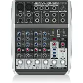 Behringer XENYX QX602MP3 6-Input Mixer with MP3 Player