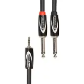 Roland 1/8 TRS - Dual 1/4 Interconnect Cable 5ft/1.5m