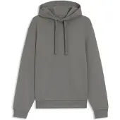 HUGO Sweat à capuche en molleton de coton avec logo imprimé