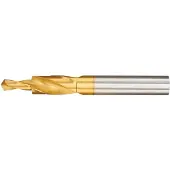 GUHRING Foret étagé court HSS TiN trou traversant 180 degrés M10 (18 mm)