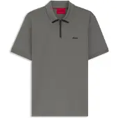 HUGO Dalomino 10257070 Short Sleeve Polo Gris M Homme