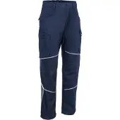 Kübler Pantalon femme ICONIQ bleu foncé/anthracite Forme 2540 Taille 38 (38)