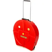 Hardcase 9 Cymbal Case with Dividers 22" Red