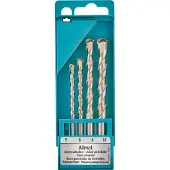 Heller Jeu de forets polyvalents en carbure (10 mm, 5, 6, 8)