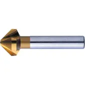 Magni Exact 50221 Fraise conique à lamer 6.3mm HSS TiN queue cylindrique 1p. (6,3 mm)