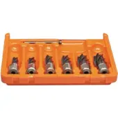 Alfra 1902003025 Jeu de carottes 25 mm en coffret, 6 pièces (25 mm)