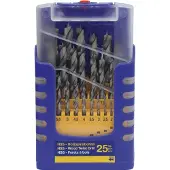 Fisch-Tools Coffret de 25 forets bois - haute performance FAMMAB