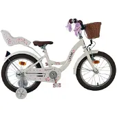 Volare Vélo enfant Blossom - Fille - 16 pouces - Blanc