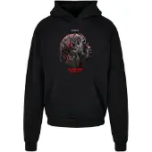 Mister tee Sweat-shirt 'Flying High' gris / anthracite / rouge feu / noir