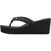 Roxy Mellie Iii Tongs Noir UE 39 Femmes Noir UE 39