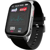 Techmade Smartwatch avec ECG, fréquence cardiaque, oxygène, sport, surveillance du sommeil, alertes d'appel