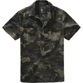 Brandit Chemise 'Roadstar' gris / kaki / vert foncé