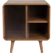 Zuiver Side Table / Bed Stand Rise Walnut (40 x 50 x 55 cm)