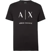 Armani Exchange T-Shirt noir / blanc