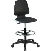 Magni Chaise Labsit 4 bleu cuir cst. avec roulettes 4016849592176