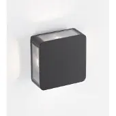 Lyora Applique murale carrée Serika anthracite
