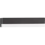 Nova Luce Applique murale élégante Pure anthracite