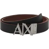 Armani Exchange Ceinture cognac / argent