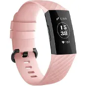 IMoshion Bracelet silicone pour Fitbit Charge 3 / 4 - Rose