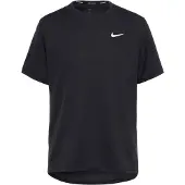 Nike T-Shirt fonctionnel 'Miler' noir / blanc