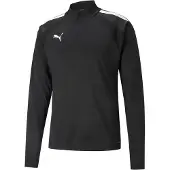 Puma Sweat de sport 'Team Liga' noir / blanc