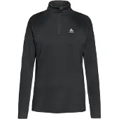 Odlo Essentials Ceramiwarm Mid Layer avec demi-fermeture éclair, femme - , Couleur:15000 black, Taille:XS