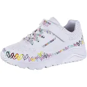SKECHERS Uno Lite Heart Craze Couleur Blanc