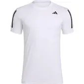 Adidas Club 3 Stripes Short Sleeve T-shirt Blanc 2XL Homme