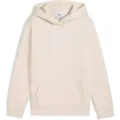 Puma Ess Script Hoodie Beige 14-16 Years Fille