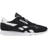 Reebok Baskets basses 'Classic' gris foncé / noir / blanc