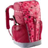 Vaude Sac à dos 'Puck 10' gris / rose / canneberge / noir