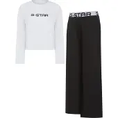 G-Star D29423-01 Long Sleeve Pyjama Blanc,Noir L Femme