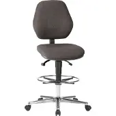 BIMOS Fahrbahrer Chaise haute tissu rembourré noir