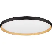 Lyora Plafonnier Vomos noir Ø 60cm
