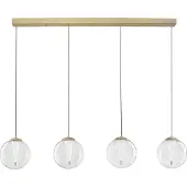 Nova Luce Galeo - lampe suspendue - 136 x 179 x 22 cm - 25W dimmable LED inclus - or sablé