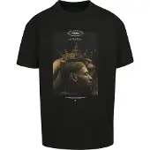 Mister tee T-Shirt 'Kid from Akron' marron / noisette / noir / blanc