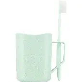 JTI Gobelet avec porte-brosse à dents, vert