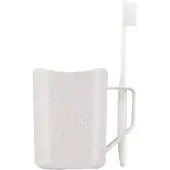 JTI Gobelet avec porte-brosse à dents, blanc