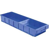 LA-KA-PE Caisse-étagère VKB L600xl186xH83mm bleu polypropylène