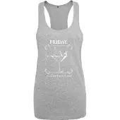 Merchcode T-shirt gris chiné / blanc
