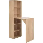 Prolenta Maison Exclusive - Table de bar avec armoire Chêne 115x59x200 cm