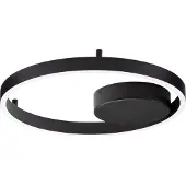 Lyora Plafonnier Hedra rond Ø 40cm noir