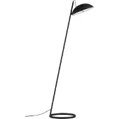 Nova Luce Flute - lampadaire - Ø 30 x 153 x 55 cm - 30W dimmable LED inclus - noir sablé
