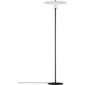 Nova Luce Reflet - lampadaire - Ø 46 x 162 cm - noir sablé et blanc