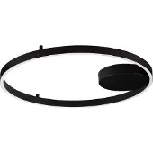 Lyora Plafonnier Hedra rond Ø 60cm noir