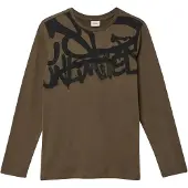 s.Oliver T-Shirt chocolat / noir