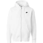 Nike Veste de survêtement 'CLUB' blanc