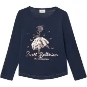 s.Oliver T-Shirt bleu marine / rose